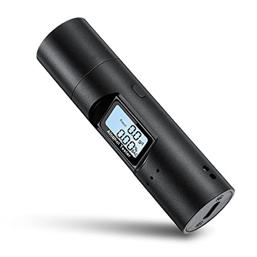 MIKICARE AT02 Breathalyzer - Metal Surface Portable Non-Contact & High-Precis...