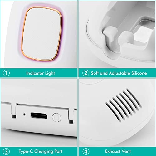 MIKICARE Mini Toothbrush Sanitizer Cover T3 – 3 in 1 Function with Magnetic S...