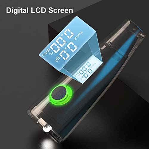 MIKICARE Portable Breathalyzer - Professional-Grade Accuracy & Non-Contact Al...