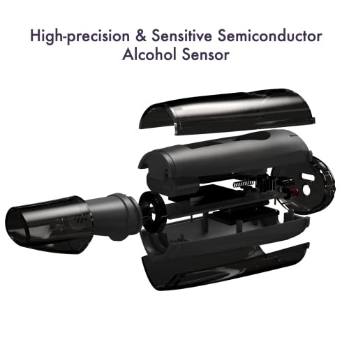 MIKICARE Portable Breathalyzer - Professional-Grade Accuracy & Non-Contact Al...