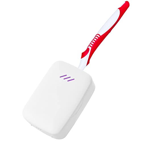 MIKICARE Portable Toothbrush Case T2 – 3 in 1 Functions Sanitizer Holder with...