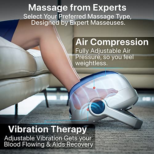 Miko Shiatsu Foot Massager Machine Deep Tissue Massage Improves Circulation, ...