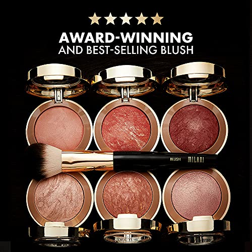 Milani Baked Blush - Luminoso (0.12 Ounce) Cruelty-Free Powder Blush - Shape,...