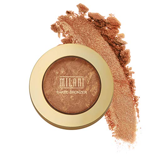 Milani Baked Bronzer - Dolce, Cruelty-Free Shimmer Bronzing Powder to Use For...