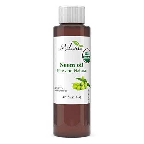 Premium Organic Neem Oil Virgin, Cold Pressed, Unrefined 100% Pure Natural Gr...