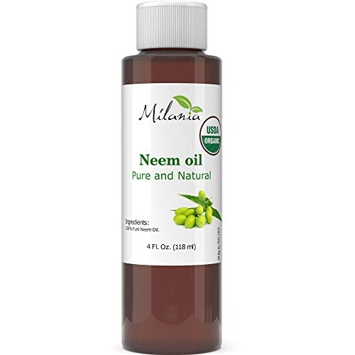 Premium Organic Neem Oil Virgin, Cold Pressed, Unrefined 100% Pure Natural Gr...