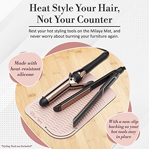 Professional Large Silicone Heat Resistant Styling Station Mat for All Hair I...