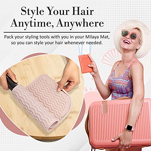 Professional Large Silicone Heat Resistant Styling Station Mat for All Hair I...