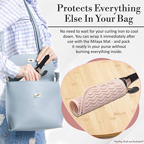 Professional Large Silicone Heat Resistant Styling Station Mat for All Hair I...