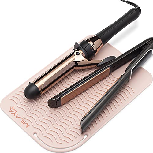 Professional Large Silicone Heat Resistant Styling Station Mat for All Hair I...