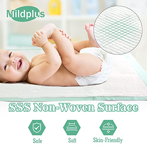 MILDPLUS Disposable Underpads Chucks Pads 23'' X 36'' Heavy Absorbency Incont...