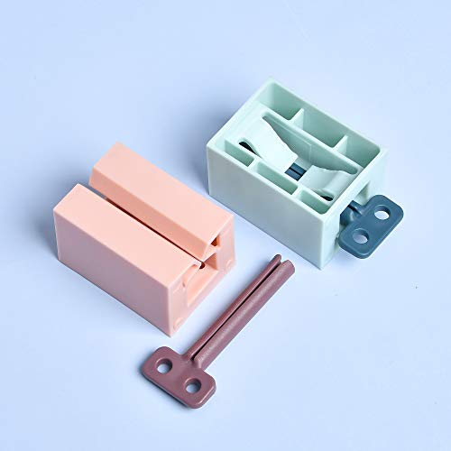 4 PCS Toothpaste Squeezer, Milkary Manual Rotate Toothpaste Tube Squeezers Di...