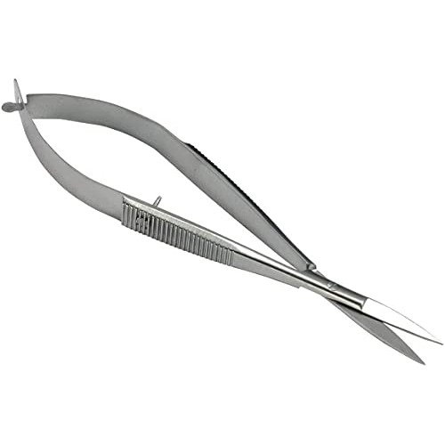 Millan Collection 4.5inch Straight Stainless Steel Squeeze Scissors - Facial ...