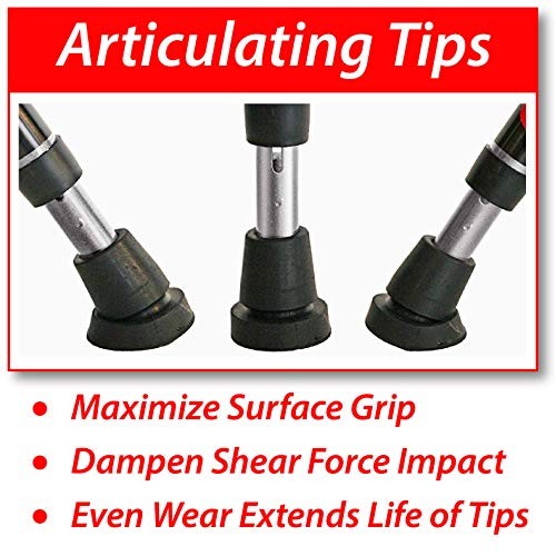 in-Motion Forearm Crutches | Spring Assist | Ergonomic Handles | Articulating...