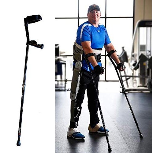 in-Motion Forearm Crutches | Spring Assist | Ergonomic Handles | Articulating...