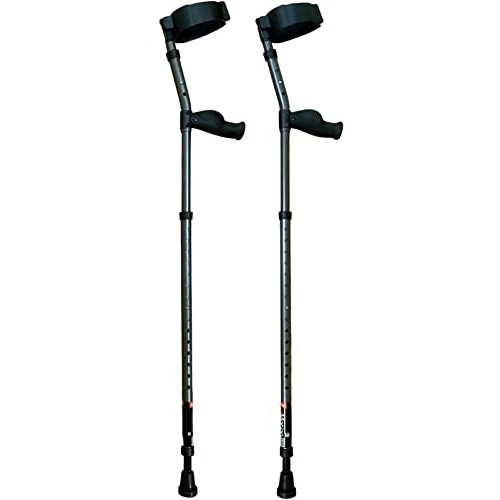 in-Motion Forearm Crutches | Spring Assist | Ergonomic Handles | Articulating...