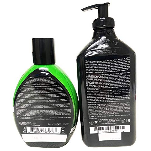 2 Pack - Millennium Tanning Solid Black Hypoallergenic Tan Maximizer w Hemp +...