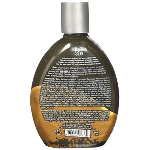 Black & Tan 75x Indoor Tanning Bed Bronzer 13.5OZ