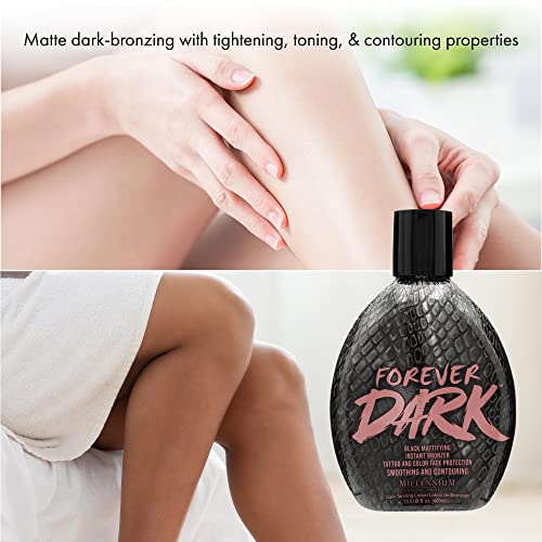 Millennium Tanning Forever Dark, Black Mattifying Instant Bronzer, Tanning Lo...