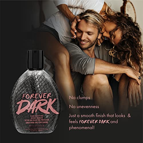 Millennium Tanning Forever Dark, Black Mattifying Instant Bronzer, Tanning Lo...