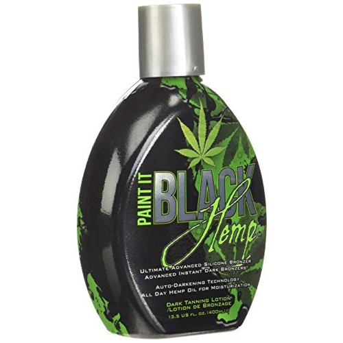 Millennium Tanning Products - Paint It Black Hemp Bronzer & Dark Tanning Loti...