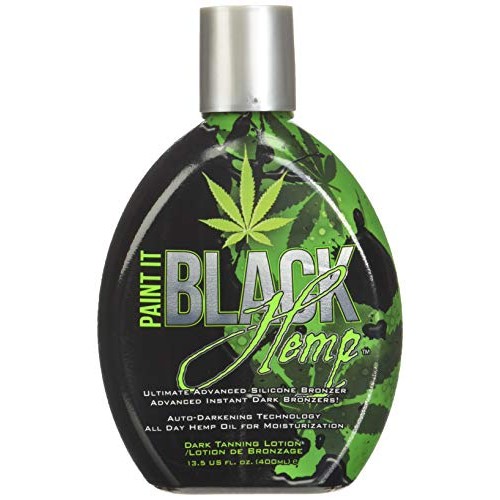 Millennium Tanning Products - Paint It Black Hemp Bronzer & Dark Tanning Loti...