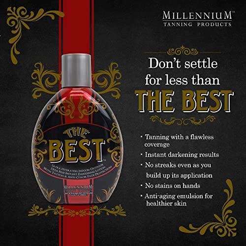 Millennium Tanning The Best, Bronzer Tanning Lotion, 13.5 Ounces