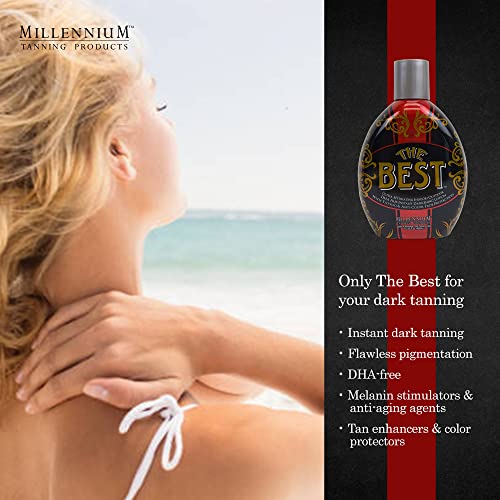 Millennium Tanning The Best, Bronzer Tanning Lotion, 13.5 Ounces