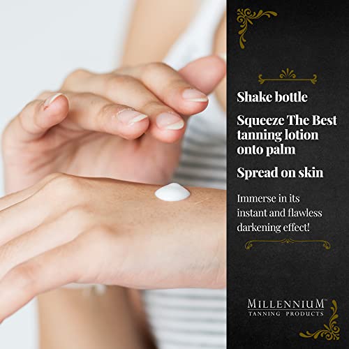 Millennium Tanning The Best, Bronzer Tanning Lotion, 13.5 Ounces