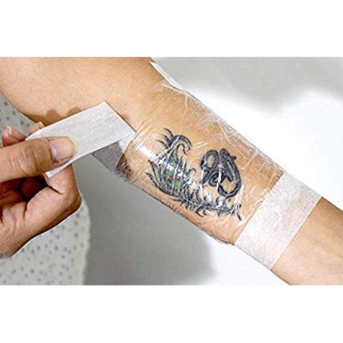 Tattoo Aftercare Waterproof Bandage 6 in x 1 yd Transparent Film Dressing Sec...