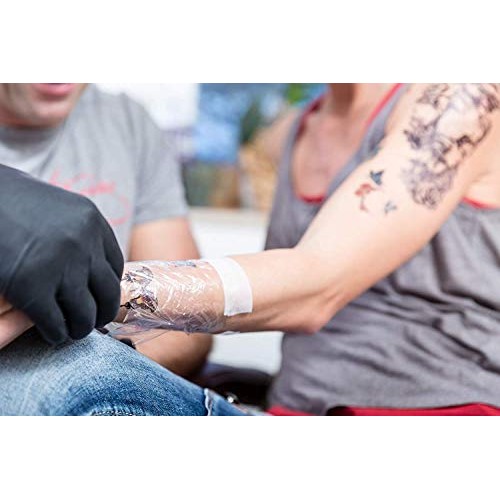 Tattoo Aftercare Waterproof Bandage 6 in x 1 yd Transparent Film Dressing Sec...