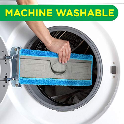 Reusable Mop Pads Compatible Swiffer Sweeper Mop (2-Pack) - Washable Microfib...
