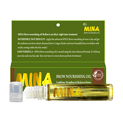 MINA Brow Conditioning & Eyebrow Growth Enhancer serum- (10 ML Oil & 100 ML C...