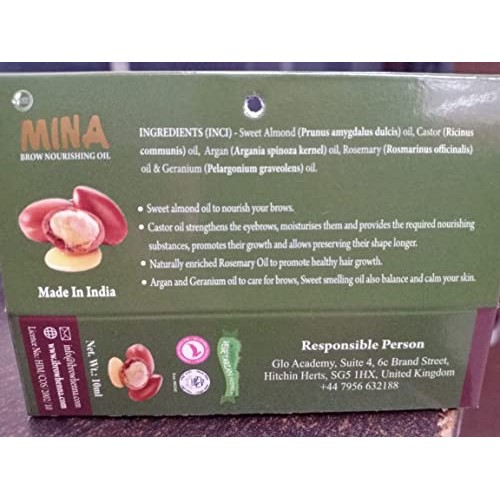 MINA Brow Conditioning & Eyebrow Growth Enhancer serum- (10 ML Oil & 100 ML C...