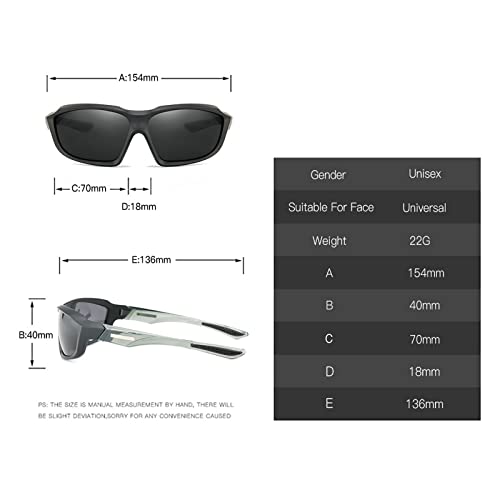 Full lens Polarized Reading Sunglasses for Men Driving Running Sports Reader ...