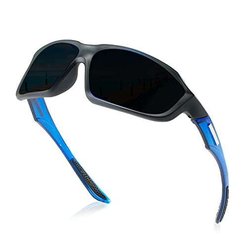 Full lens Polarized Reading Sunglasses for Men Driving Running Sports Reader ...