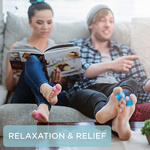 Mind Bodhi Toe Separators 4-Pack (Small and Large) to Cushion The Big Toe and...