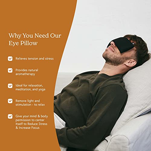 Mindful & Modern Lavender Eye Pillow | Perfect Accessory for Meditation, Yoga...