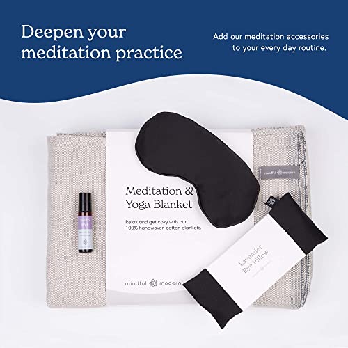 Mindful & Modern Lavender Eye Pillow | Perfect Accessory for Meditation, Yoga...