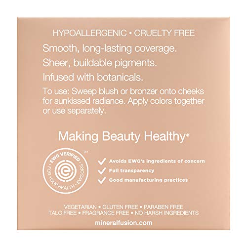 Mineral Fusion Blush or Bronzer Duo Blonzer, 0.29 Oz