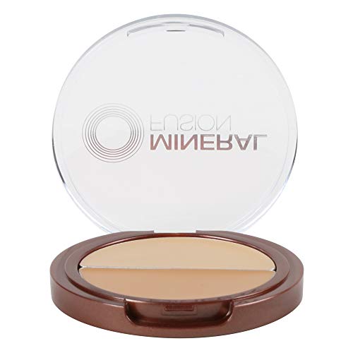 Mineral Fusion Compact Concealer Duo Shade (Packaging May Vary) Warm, 0.11 Ou...