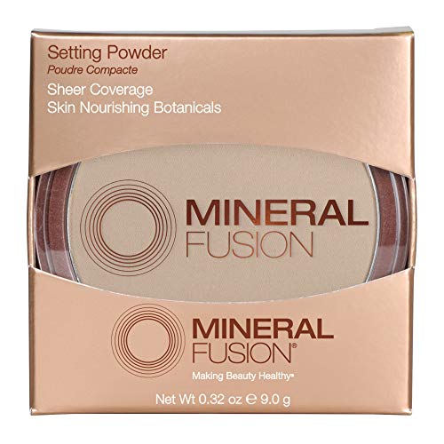 Mineral Fusion Setting Powder, Hypoallergenic, Paraben Free, 0.32 Ounce (Pack...
