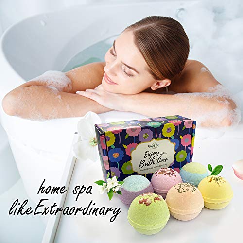 Bath Bombs Gift Set- 24 Aromatherapy BathBombs Made w/ Organic Essential Oils...