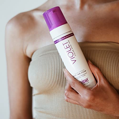 MINETAN BODY.SKIN Violet Self Tanner Foam - Sunless Tanner Mousse For A Rich,...