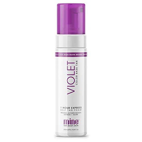 MINETAN BODY.SKIN Violet Self Tanner Foam - Sunless Tanner Mousse For A Rich,...
