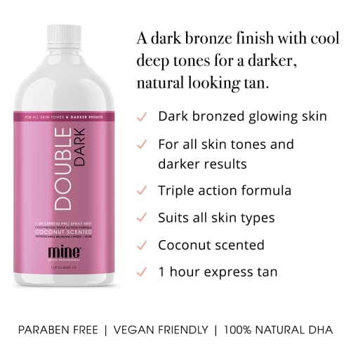 MineTan Spray Tan Machine | Personal Bronze Babe Spray Tan Kit Black - Portab...