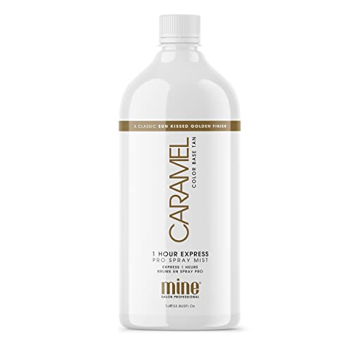 MineTan Spray Tan Solution | Caramel Sunless Tanning Solution - For a Radiant...