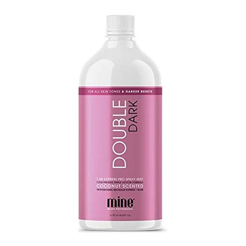 MineTan Spray Tan Solution | Double Dark Sunless Tanning Solution - For Dark ...