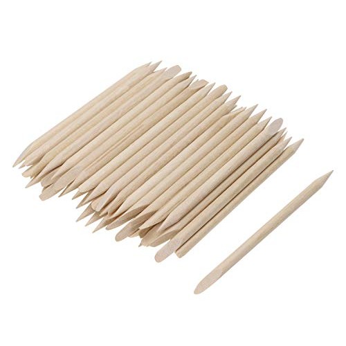 Mini Skater 2.9inch Small Orange Wood Nail Sticks Double Sided Multi Function...