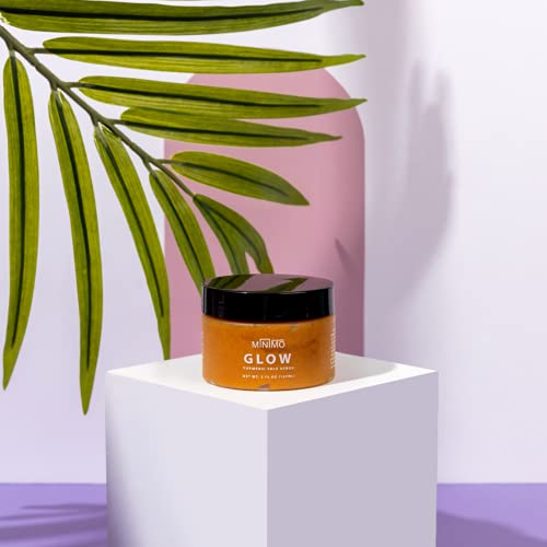 Minimo Glow Lemon Cake Skin Brightening Face Scrub for Dark Spots